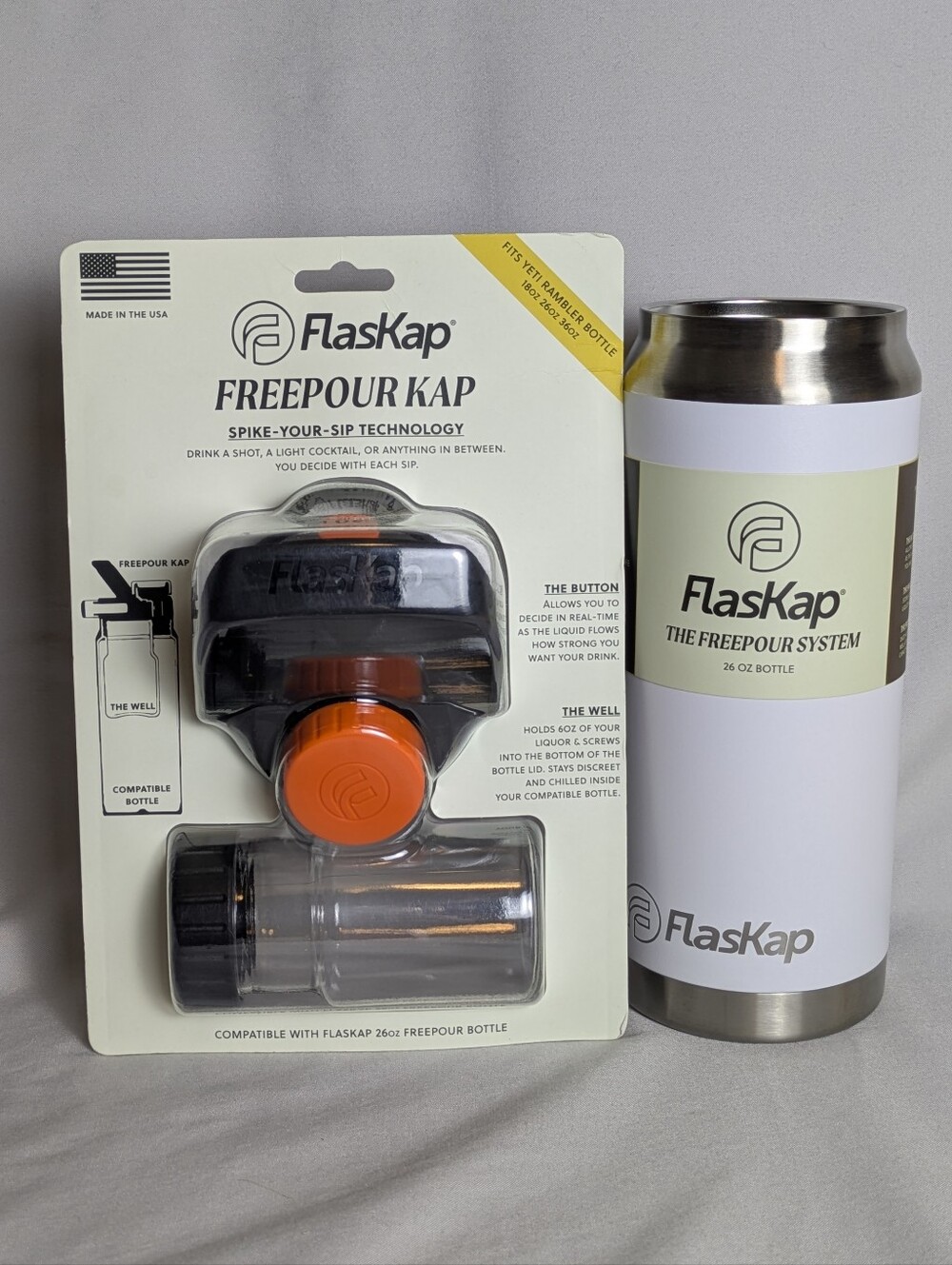 Flaskcap And Flaskcap 26 Ounce Tumbler
